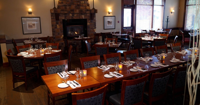 Interior, dining area waiting for the guests