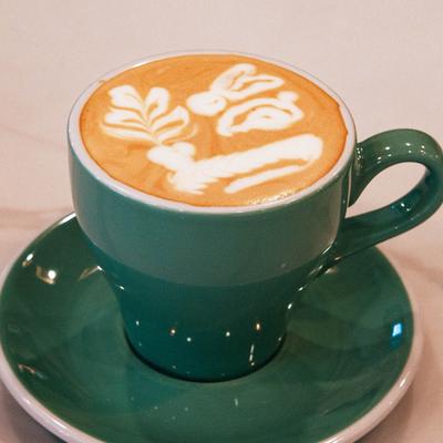 A cup of the golden latte.