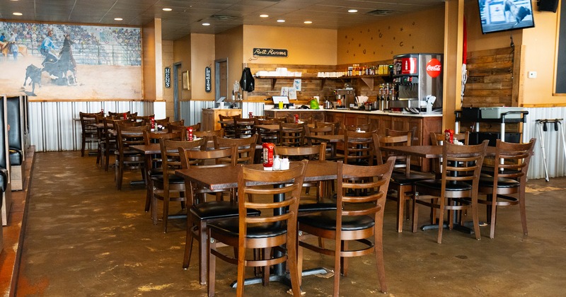 Interior space, dining area