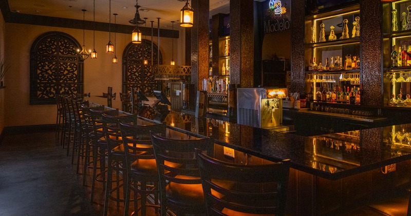 The restaurant's interior