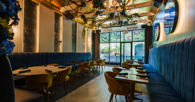 Interior, main seating space