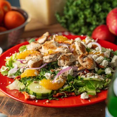 Sunflower Salad, served.