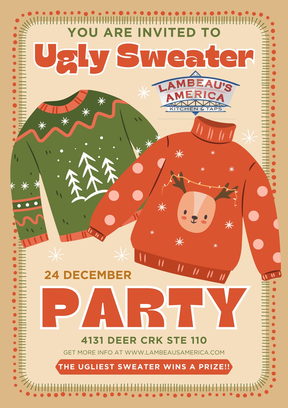 Christmas Ugly Sweater Party event photo