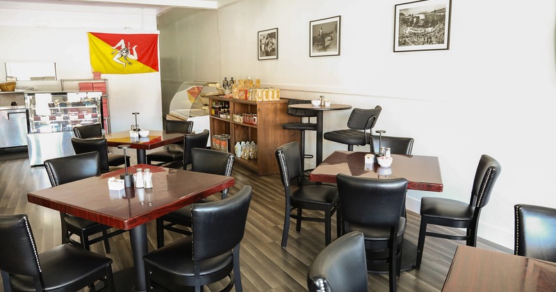 Interior space, dining area