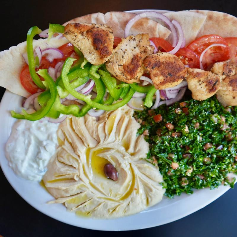 Chicken Souvlaki Platter photo