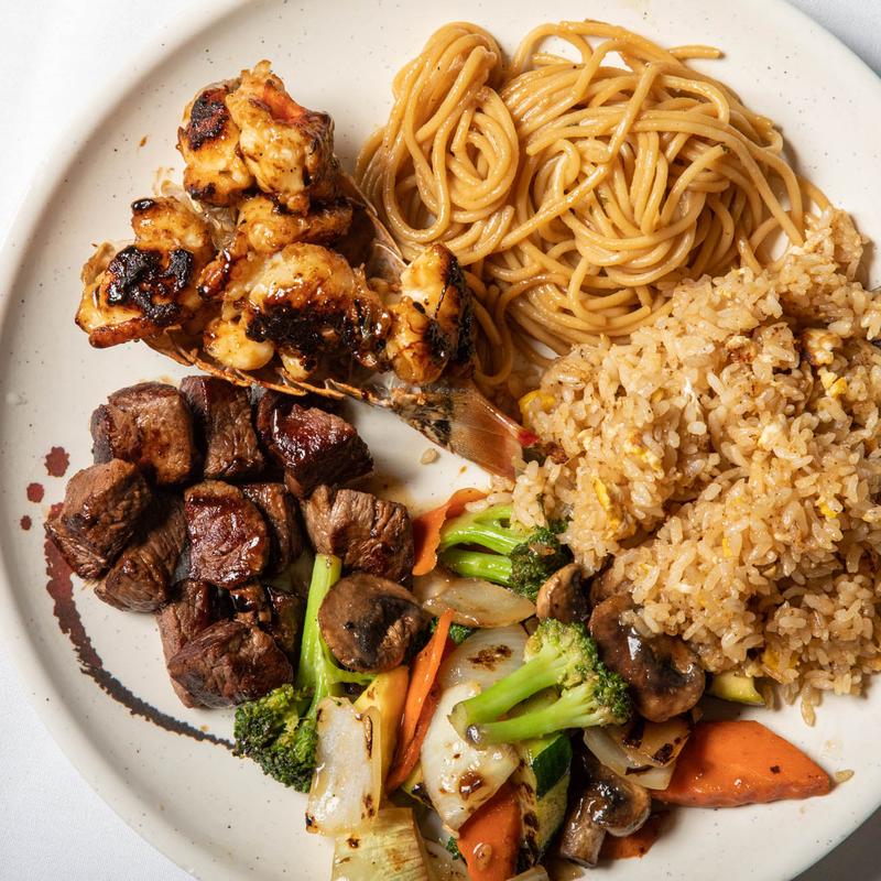 Hibachi New York Steak and Chicken Platter photo