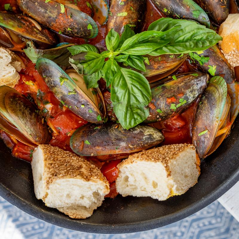 Ouzo Mussels photo