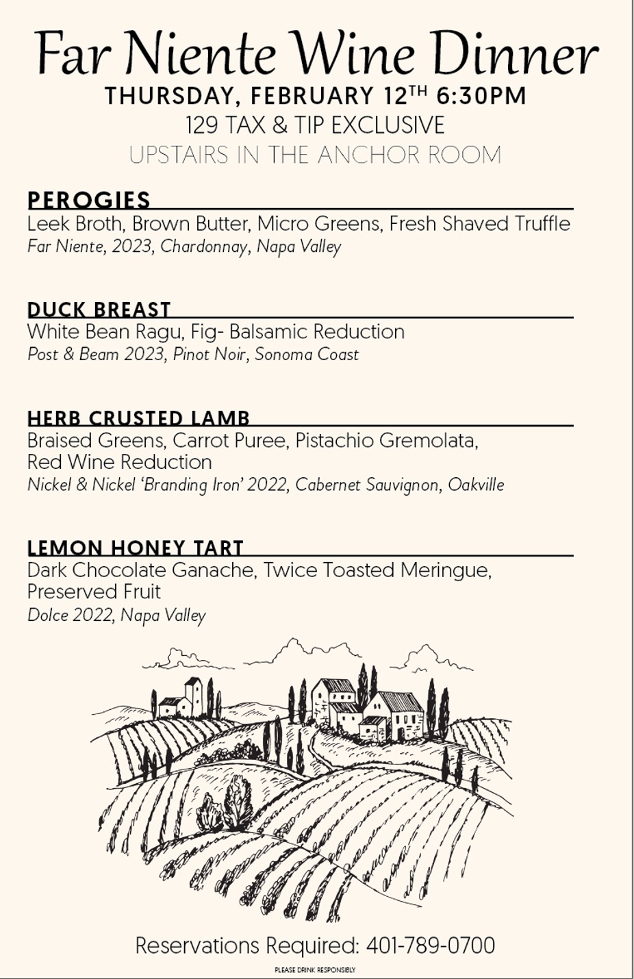 Far Niente Dinner event photo