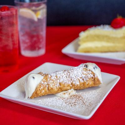 Cannoli dessert.