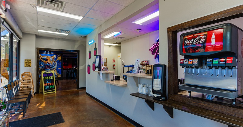 Interior, food counter