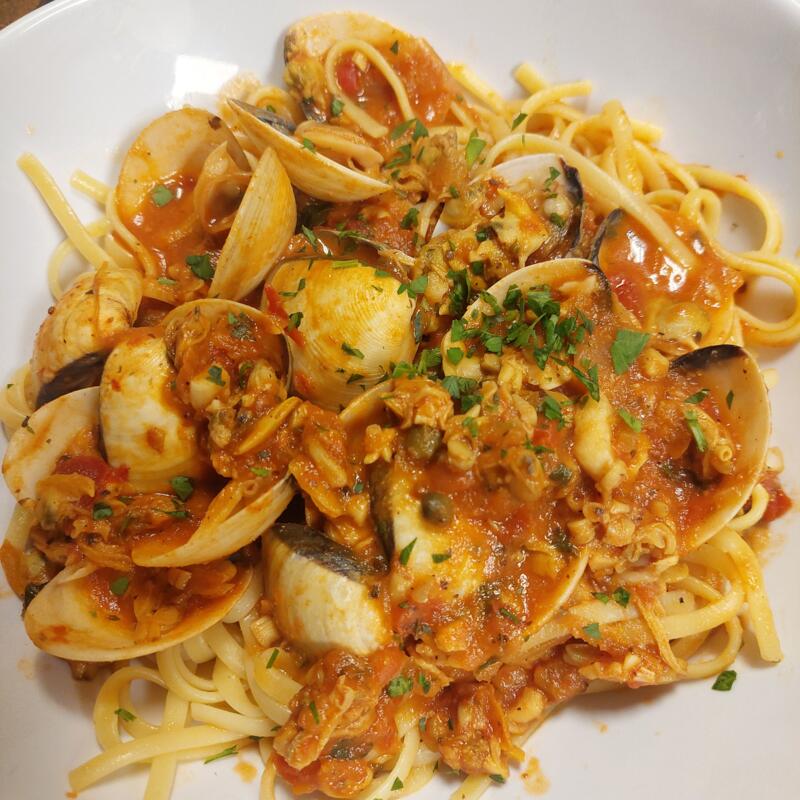 Linguini in Clam Sauce (GF) photo
