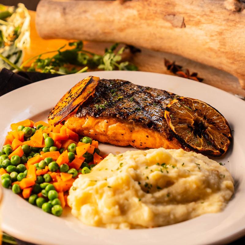 Grilled Orange Glazed Salmon photo