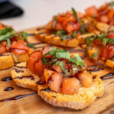 Tomato Basil Bruschetta.