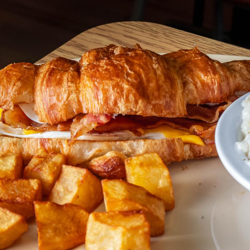 menu item 9 of 21, Croissant or Bagel