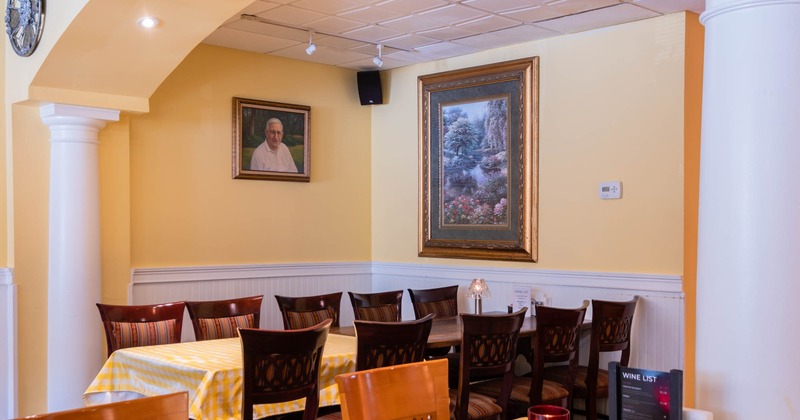 Interior, dining area