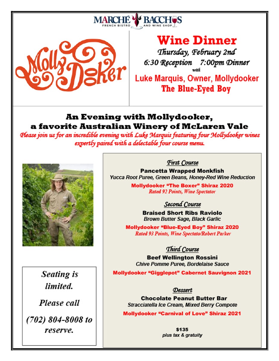Mollydooker Wine Dinner event photo