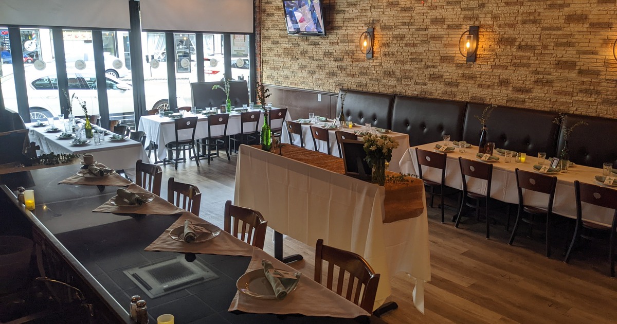 Interior, dining area