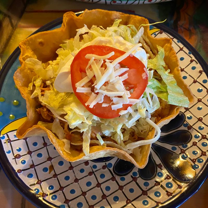111.Taco Salad with Chicken or Steak Fajita photo
