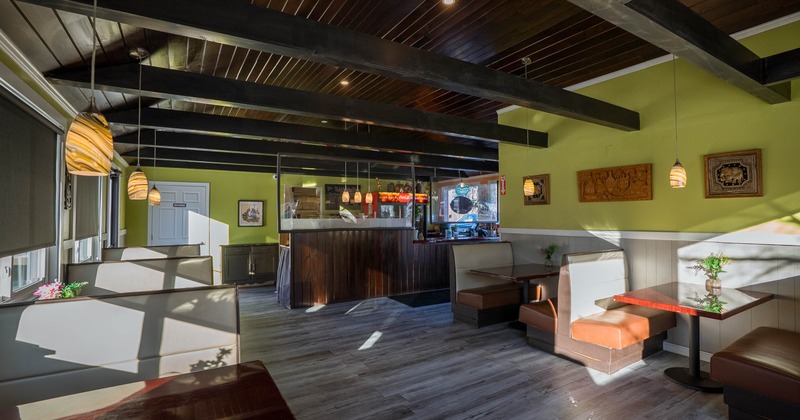 Interior, dining area