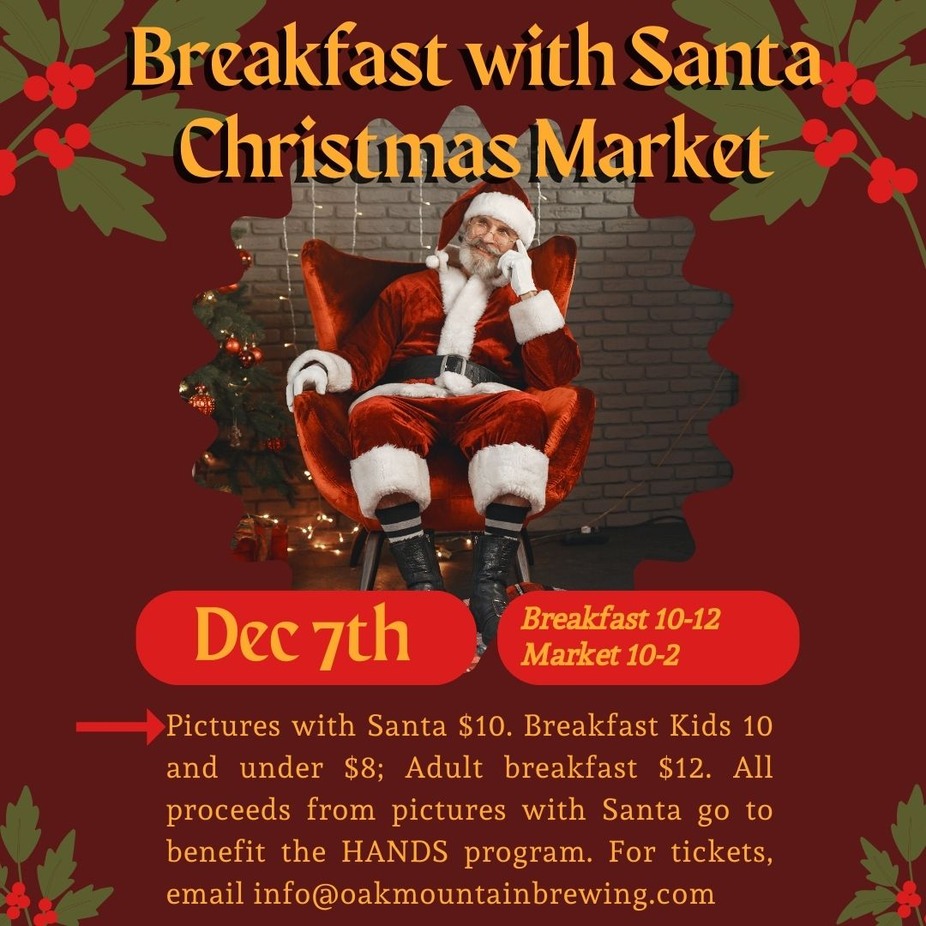 Breakfast with Santa and Christmas Vendor Market event photo