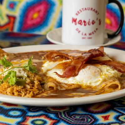 Two Cheese Enchiladas & Eggs photo