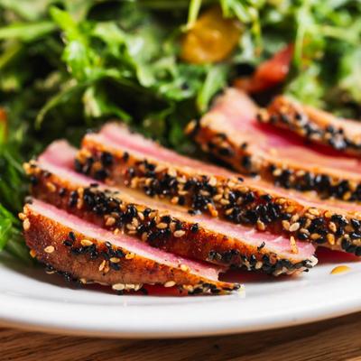 Sesame Crusted Tuna.