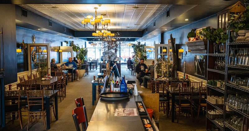 Interior, big dinning area