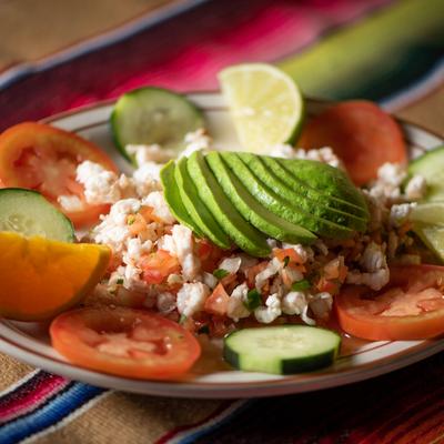 Shrimp Ceviche.