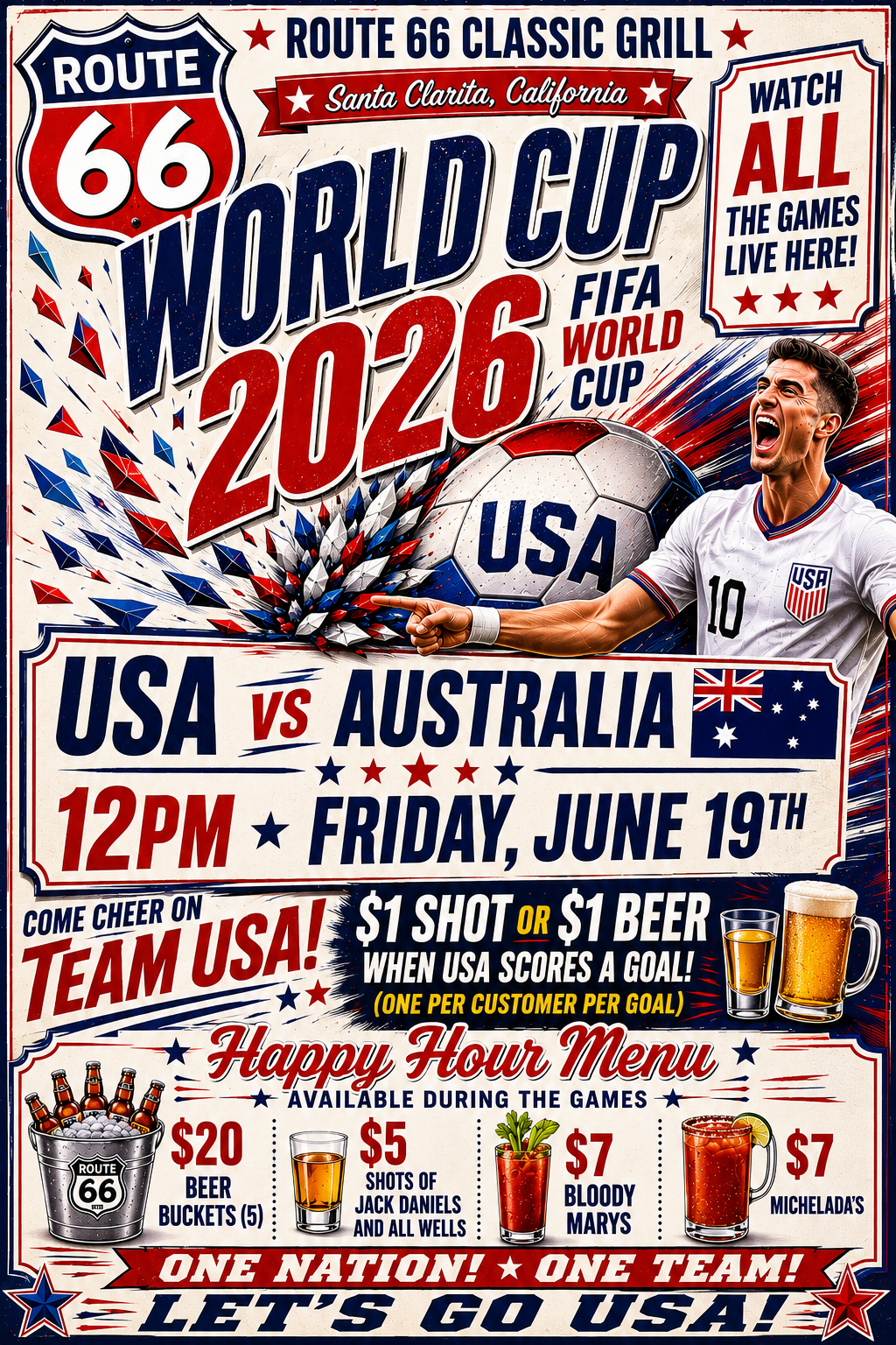 USA vs Australia Soccer today at 12 noon