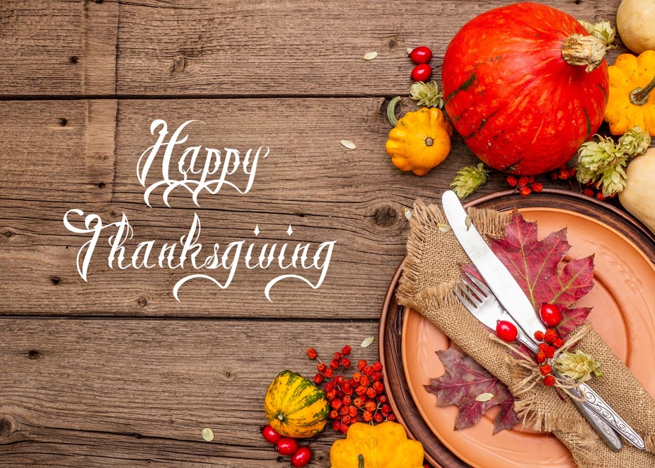 Closed Thanksgiving event photo