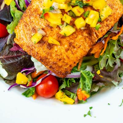 Mango Salmon Salad.