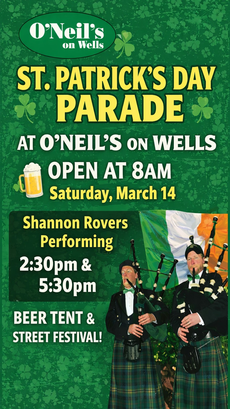 St Patrick's Day Parade Street Festival event photo