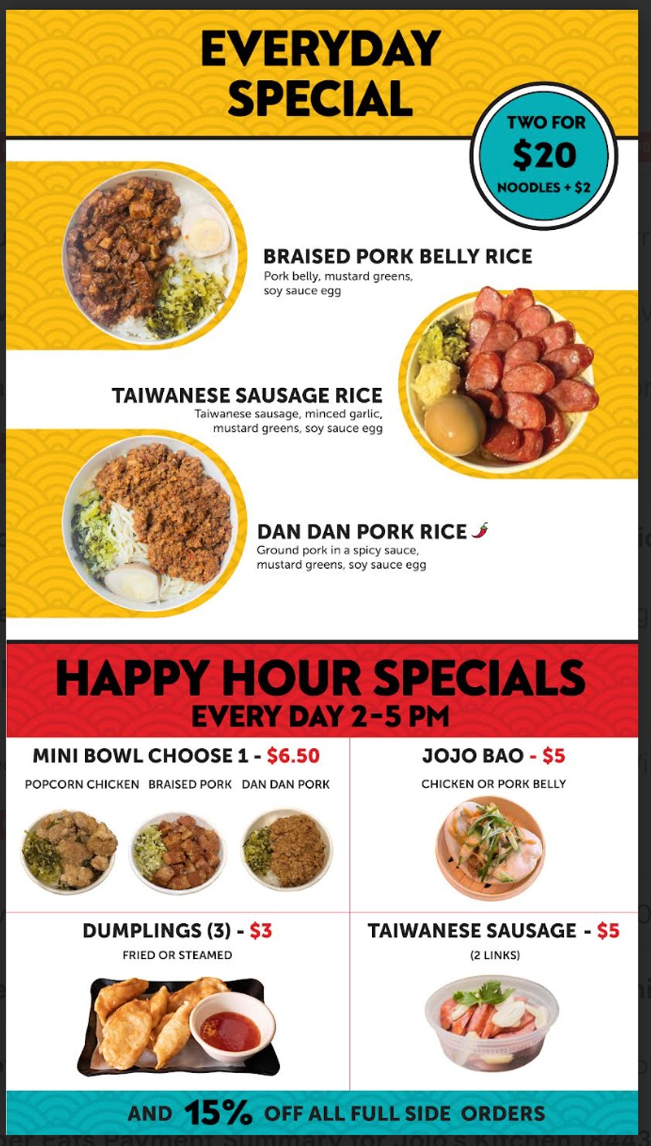 Jojo Flyer promotion