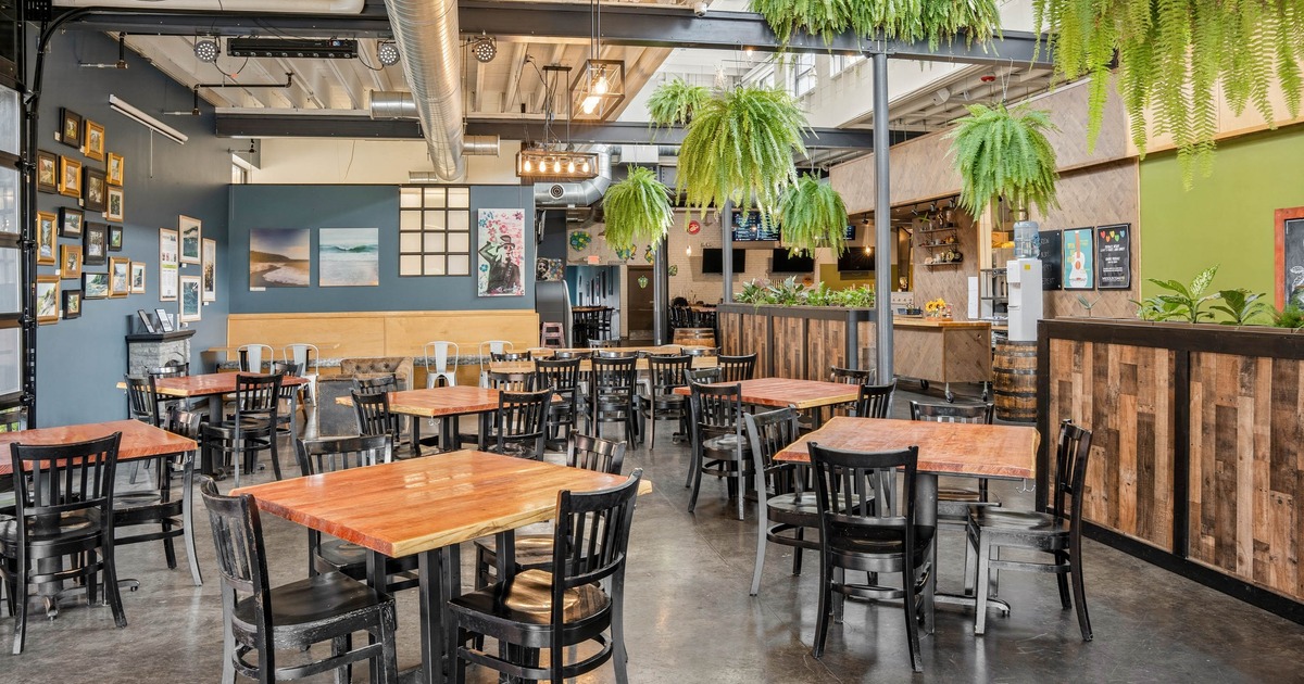 Interior, spacious seating area