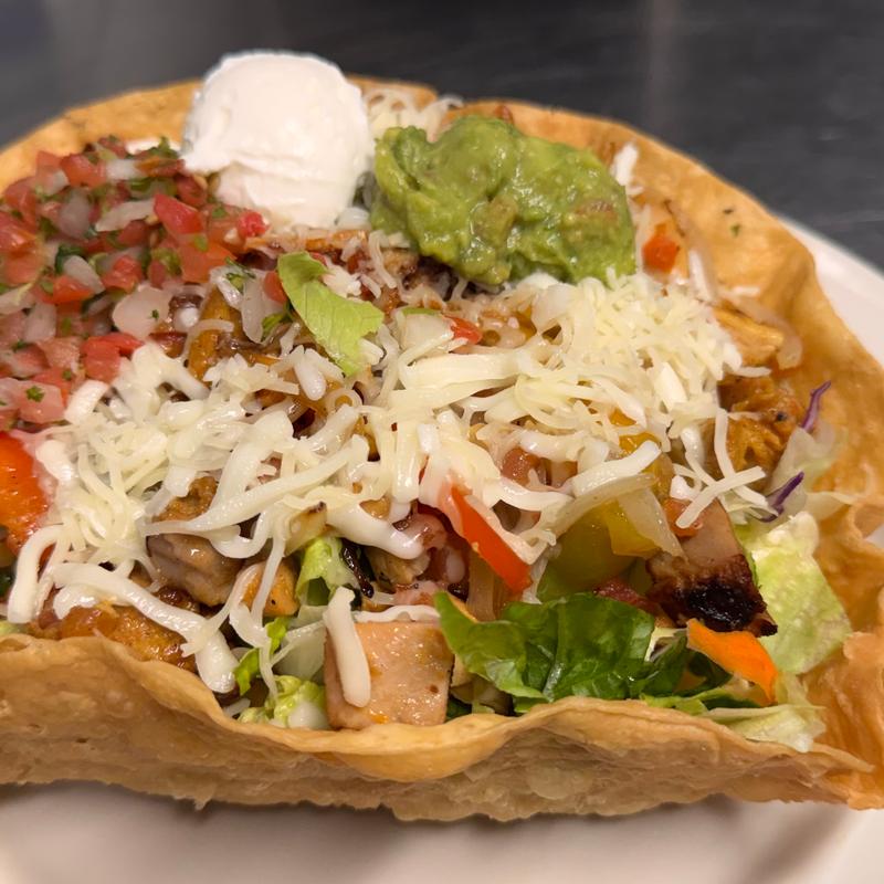 Fajita Flour Tostada photo