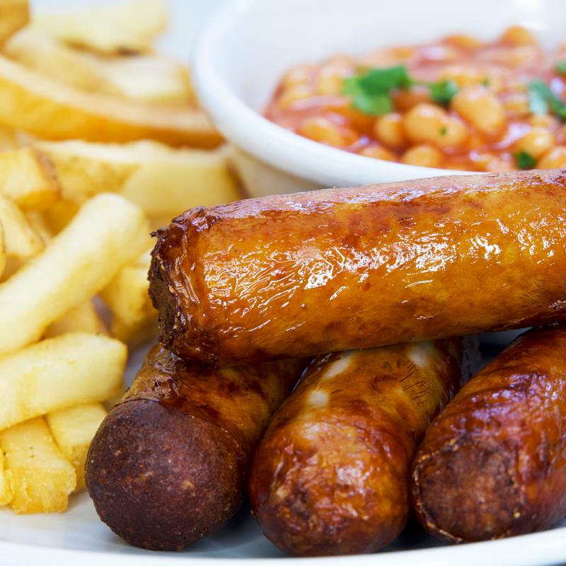 sausage Beans  Chips photo