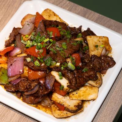 Black Pepper Sirloin.