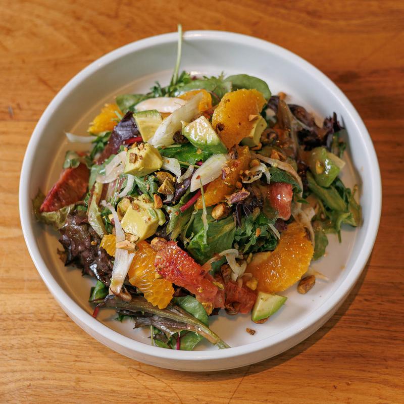 local apple & date salad v photo