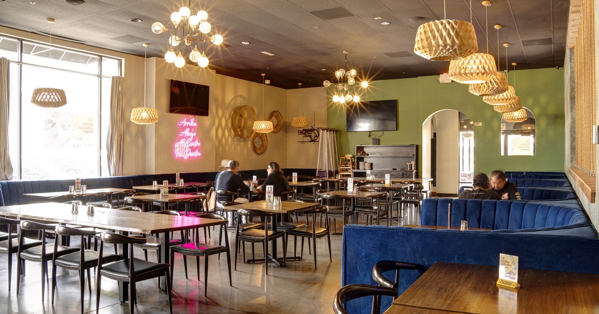 Interior, main dining area