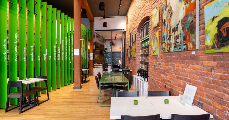 Interior, seating area