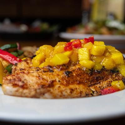 Tilapia with Mango Chutney.