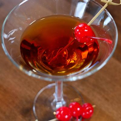 Manhattan cocktail.