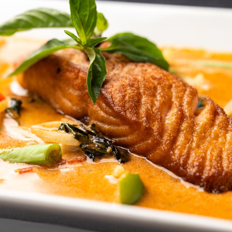 Grilled Atlantic Salmon Curry photo