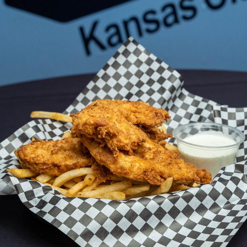 Hand Battered Chicken Tenders w/ Choice of Fry photo