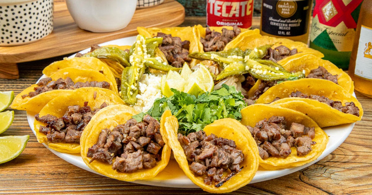 Twelve taquitos