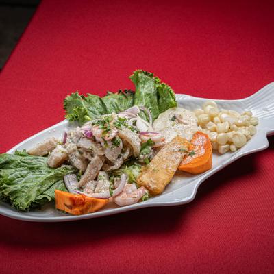 Ceviche Mixto.