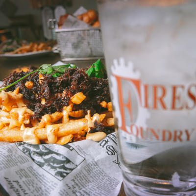 Fries with seasoning