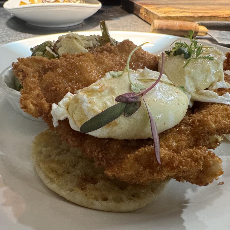 Crispy Chicken Eggs Benedicts photo