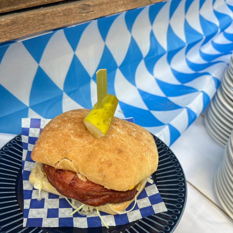 LKW - Leberkässemmel - Veal Loaf in a Bun photo