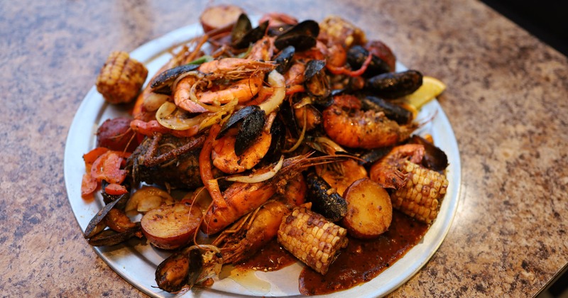 Seafood platter